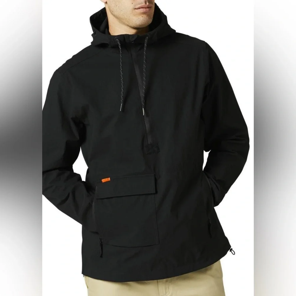 Black Men's Anorak - Picture 5 of 10
